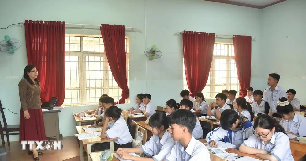 Toàn thành phố có hơn 3.500 trường học từ mầm non tới trung học phổ thông và gần 3.400 nhóm, lớp mẫu giáo độc lập tư thục. Ảnh minh họa. (Nguồn: TTXVN)