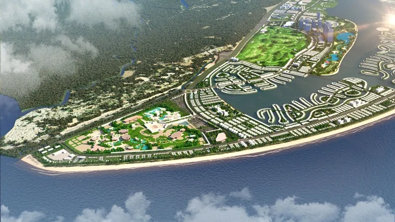 Vinhomes Green Paradise có ba mặt giáp biển, một mặt tựa rừng ngập mặn Cần Giờ. A2 (2).jpg