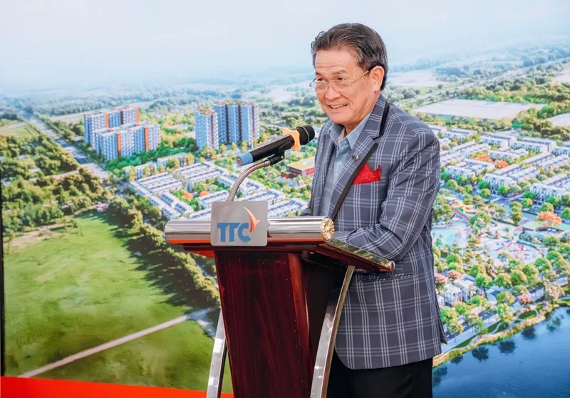 Ông Đặng Văn Thành – Chủ tịch Tập đoàn TTC cho biết Khu dân cư TTC là dự án tiêu biểu cho tầm nhìn hệ sinh thái công nghiệp – đô thị – dịch vụ mà TTC đang kiến tạo e473e4df9c6711394876.jpg