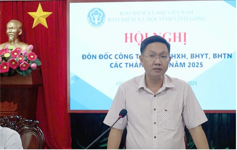 Phó Giám đốc BHXH tỉnh Vĩnh Long Ngô Tuấn Anh phát biểu kết luận hội nghị Picture 3.jpg