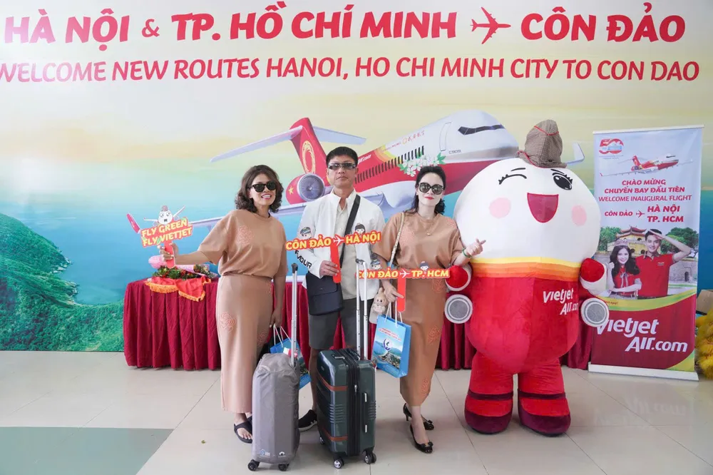 Vietjet nối lại các đường bay từ Hà Nội và TPHCM đến Côn Đảo