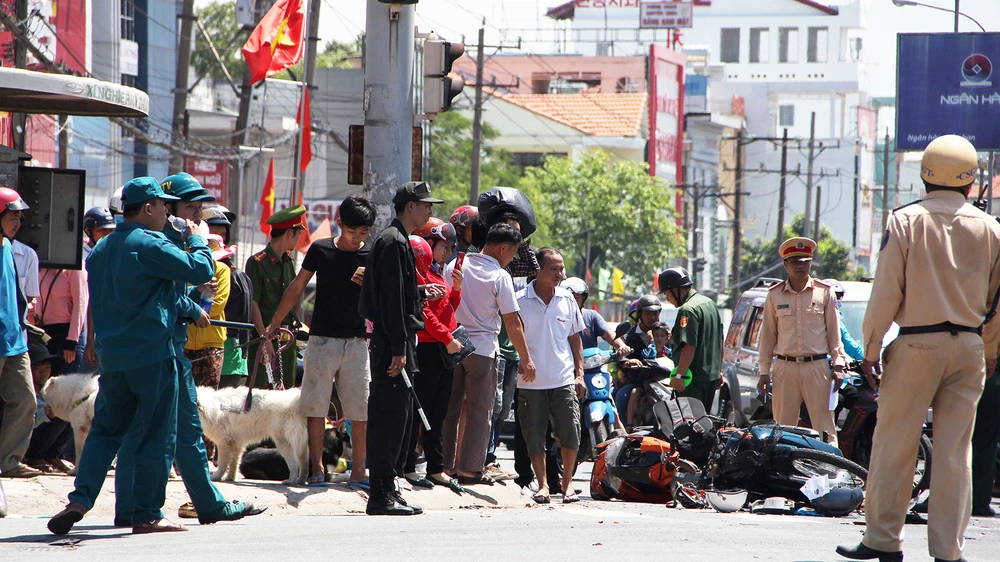 Hiện trường vụ tai nạn