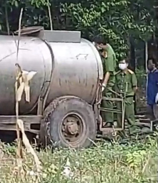 Phát hiện đôi vợ chồng tử vong trong xe bồn tại Bình Dương ảnh 1