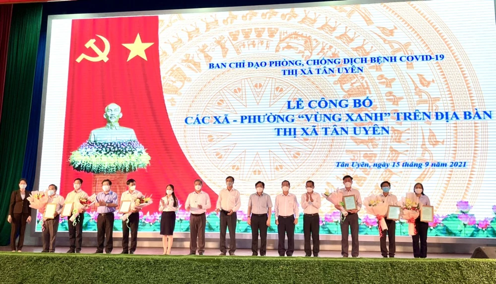 Thị xã Tân Uyên đã có 6 xã phường đạt tiêu chí "vùng xanh"