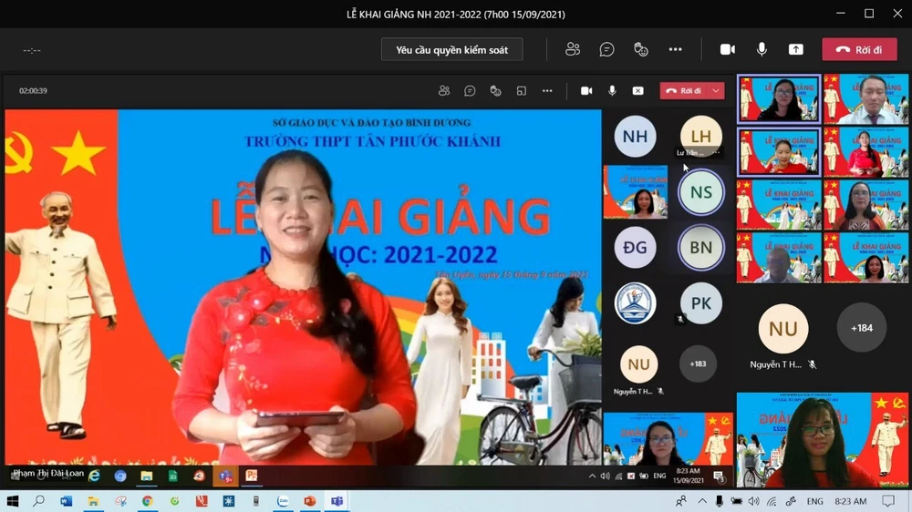 Bình Dương tổ chức khai giảng năm học 2021-2022 bằng hình thức trực tuyến