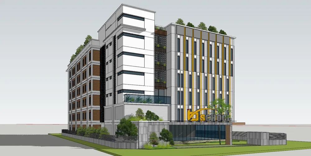 Phối cảnh Trường liên cấp B.School