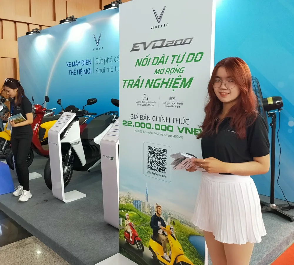 Một sự kiện triển lãm công nghệ được tổ chức tại trung tâm thương mại thế giới Bình Dương