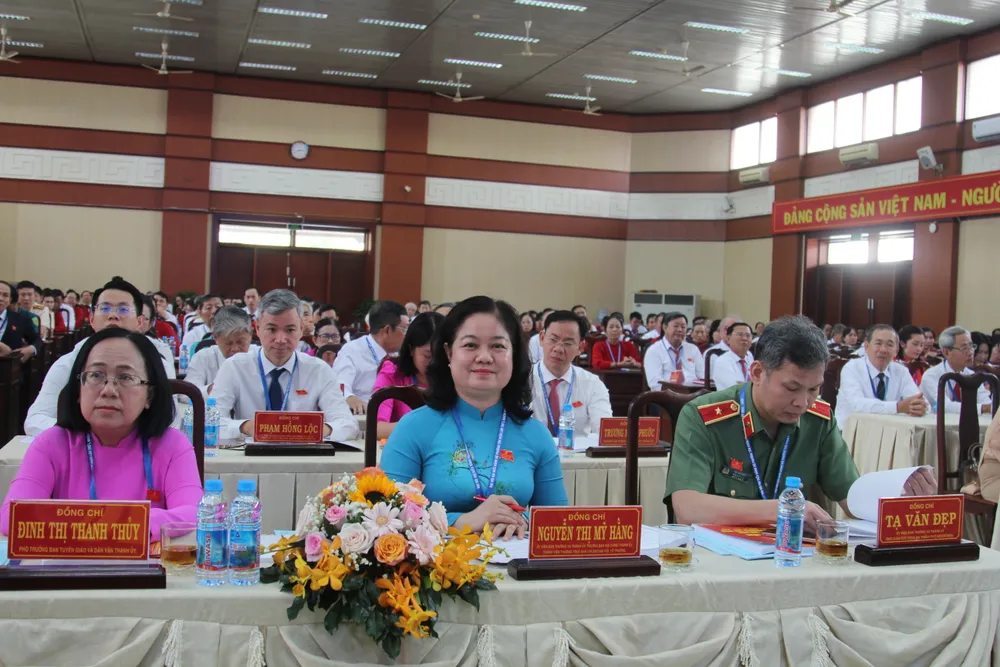 Các đại biểu tham dự đại hội. Ảnh: XUÂN TRUNG IMG_1587.JPG