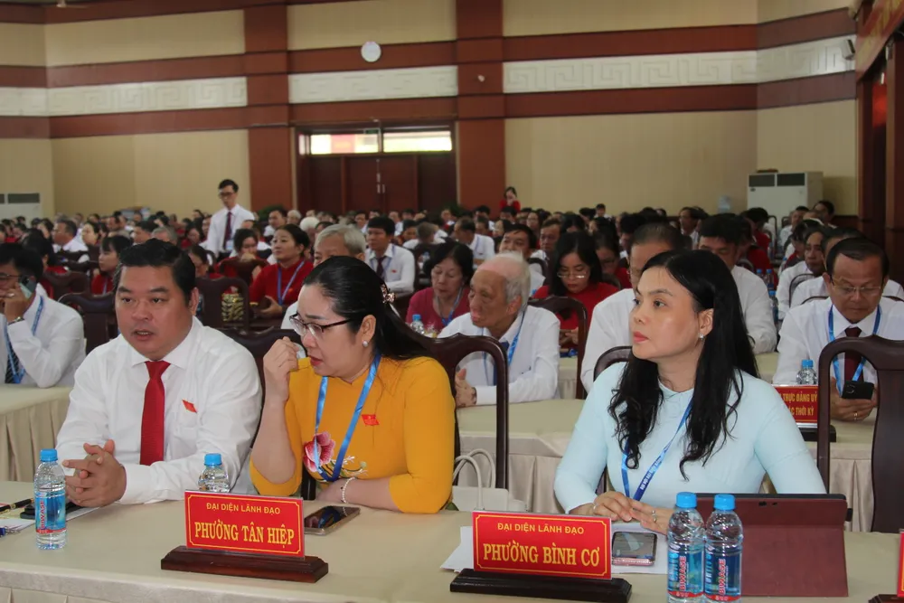 Các đại biểu dự đại hội. Ảnh: XUÂN TRUNG IMG_1592.JPG