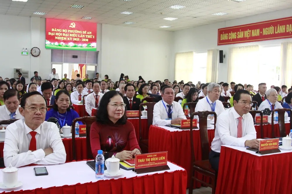 Đại biểu tham dự Đại hội. Ảnh: XUÂN TRUNG _MG_0016.JPG