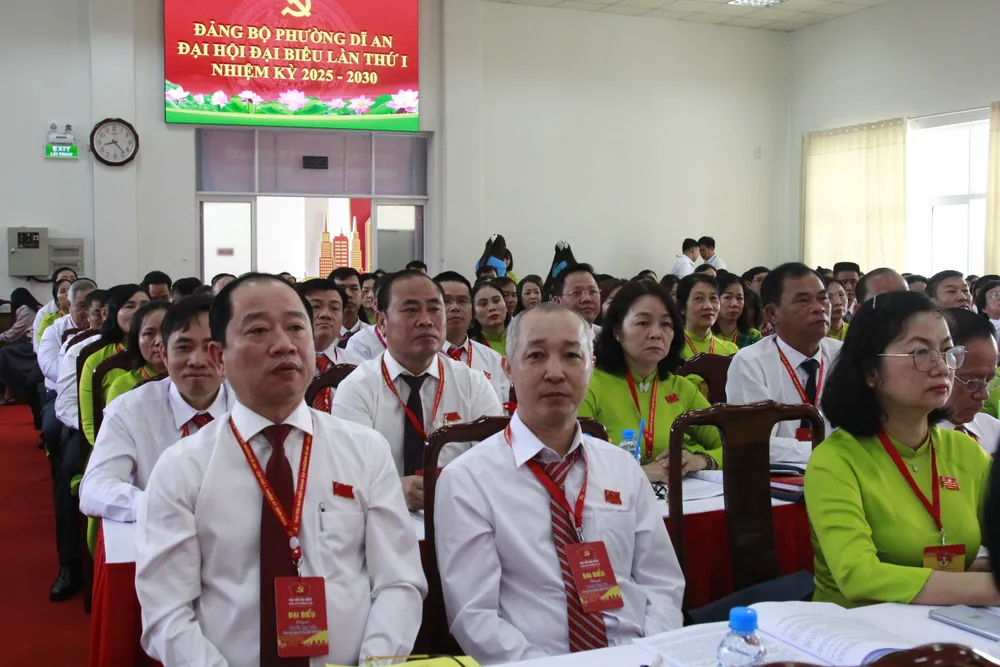 Đại biểu tham dự Đại hội. Ảnh: XUÂN TRUNG _MG_0066.JPG