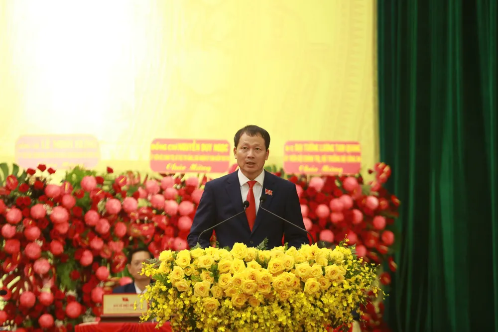 Bí thư Tỉnh ủy Đồng Nai nhiệm kỳ 2025-2030 phát biểu tại Đại hội z7065063405608_b4eba9c81202cc60dc6f4dae6e3dabeb.jpg