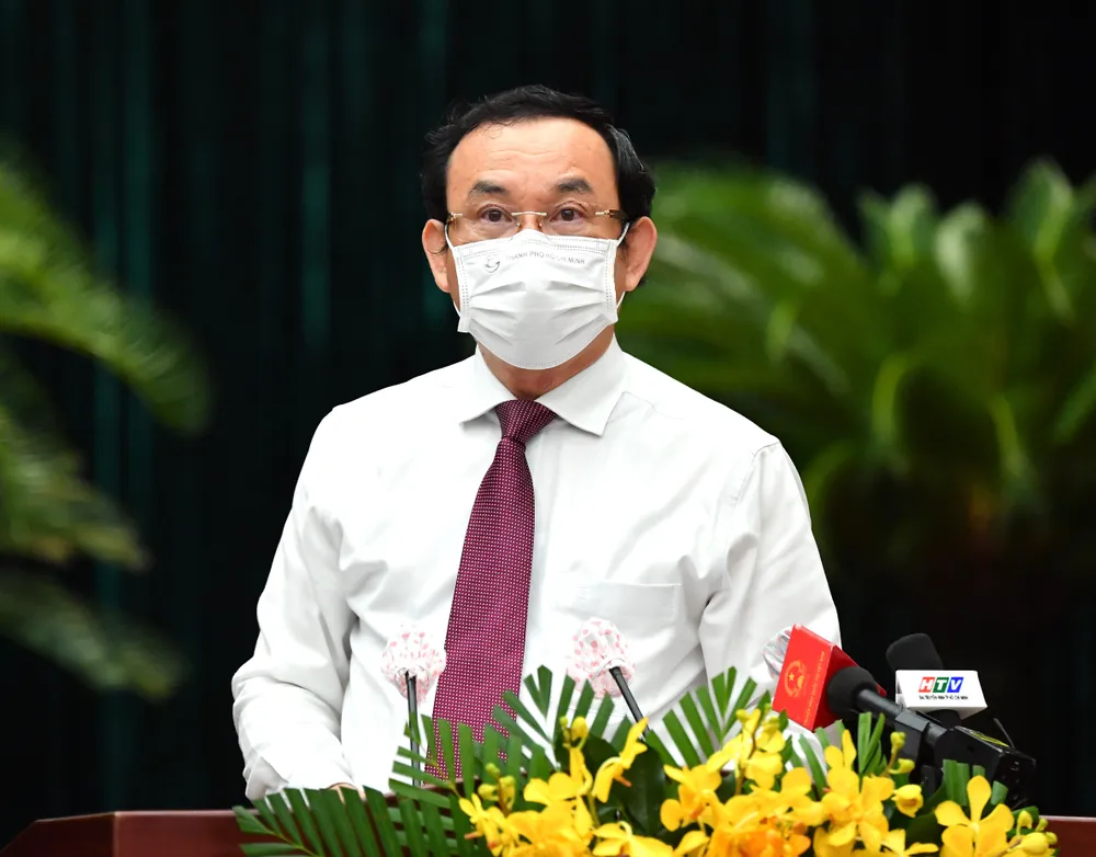 Đại biểu HĐND TPHCM trong kỳ họp thứ nhất khóa X nhiệm kỳ 2021-2026 ảnh 2