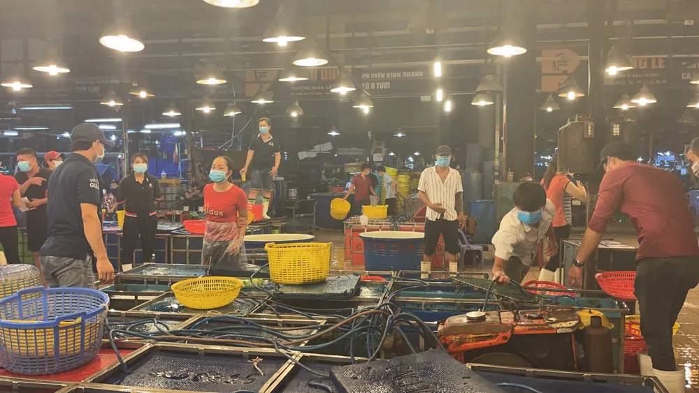 Bí thư Thành ủy TPHCM kiểm tra đột xuất việc phòng chống dịch Covid-19 ở chợ Bình Điền ảnh 4