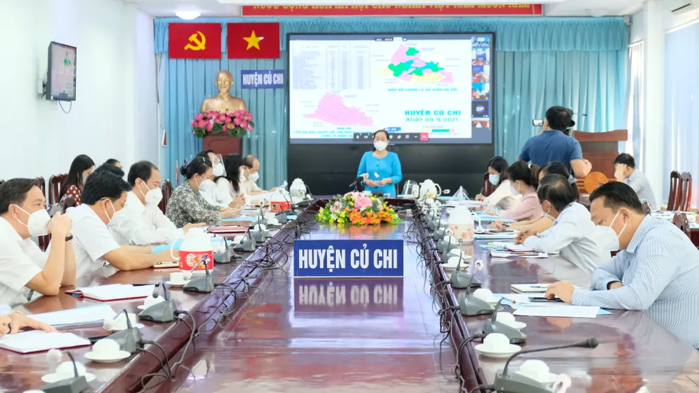 Chủ tịch HĐND TPHCM Nguyễn Thị Lệ: Huyện Củ Chi mở cửa nhưng không để dịch lây lan, mất kiểm soát ảnh 3
