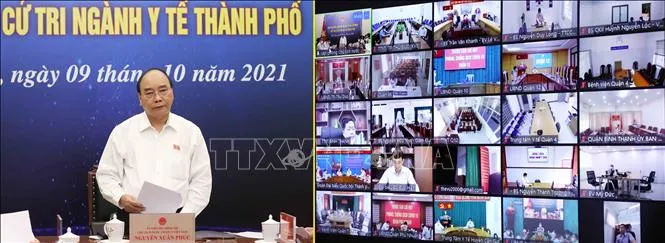 Chủ tịch nước Nguyễn Xuân Phúc: Rút kinh nghiệm từ đại dịch Covid-19 để chuẩn bị ứng phó tốt hơn ảnh 3