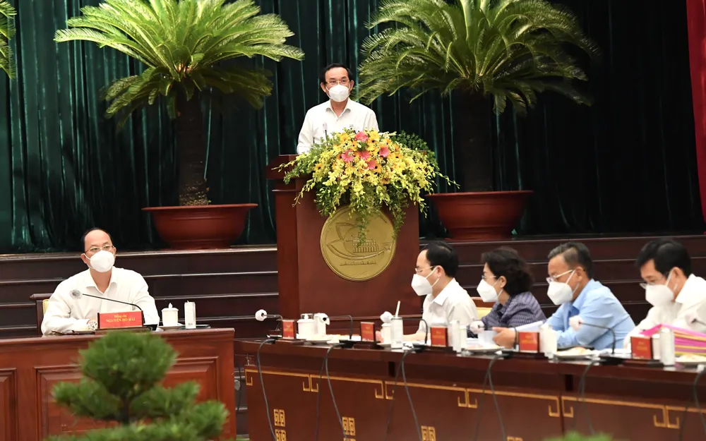 Bí thư Thành ủy TPHCM Nguyễn Văn Nên: Hội nghị nhìn thẳng vào sự thật, đề ra các giải pháp cấp bách ảnh 1