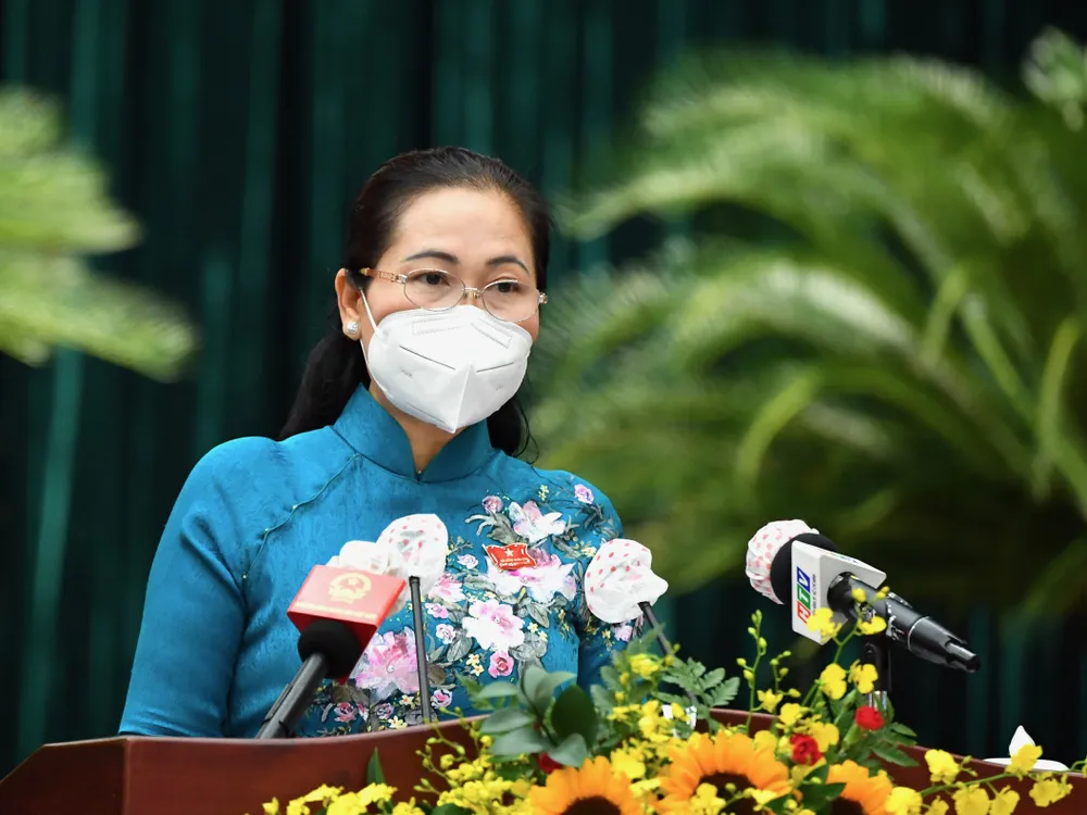 Khai mạc kỳ họp thứ 3 HĐND TPHCM khóa X: Đánh giá toàn diện công tác phòng chống dịch Covid-19 ảnh 3