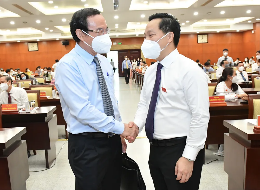 Khai mạc kỳ họp thứ 3 HĐND TPHCM khóa X: Đánh giá toàn diện công tác phòng chống dịch Covid-19 ảnh 2