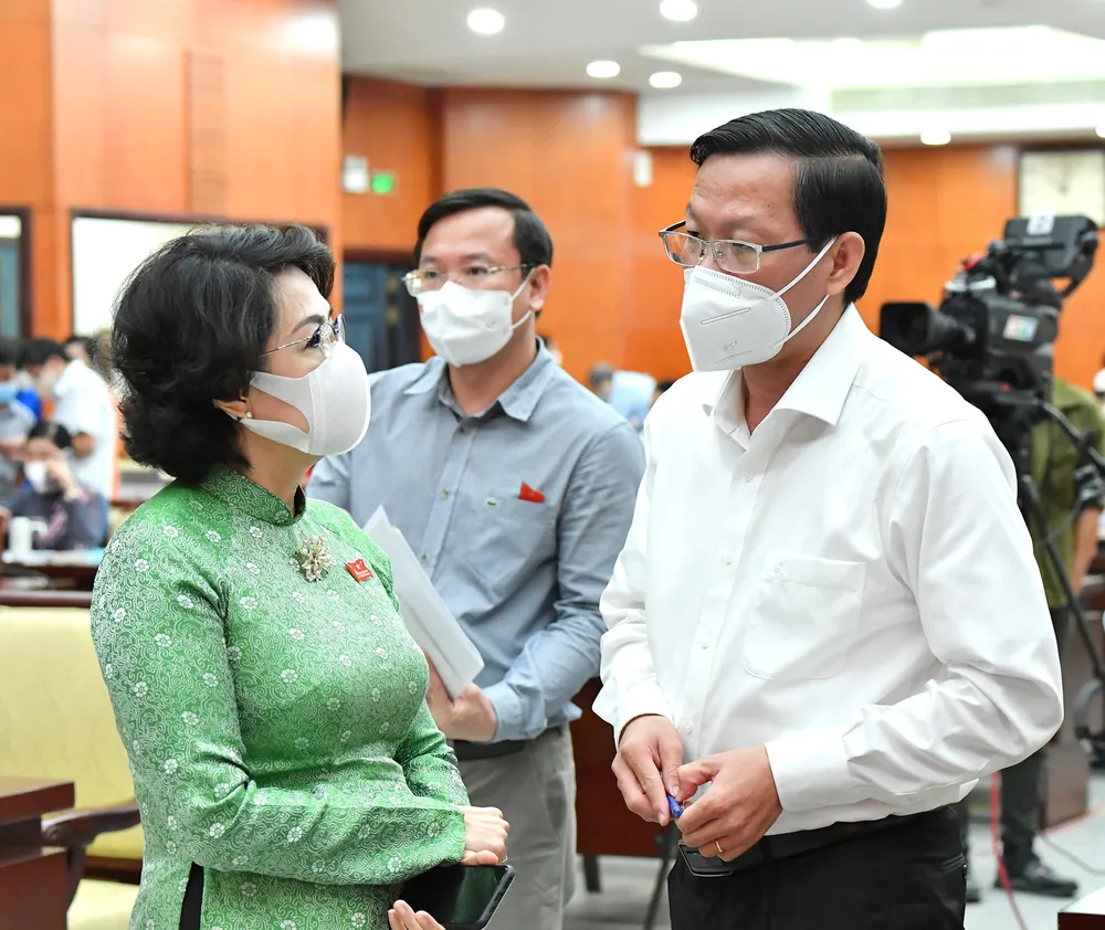 Chủ tịch UBND TPHCM Phan Văn Mãi: Thấu hiểu, hành động kịp thời tháo gỡ khó khăn của doanh nghiệp ảnh 7