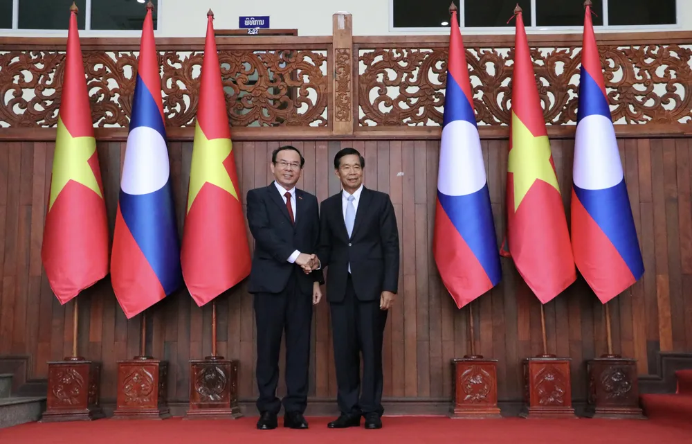 Chuyến thăm và làm việc của đoàn đại biểu cấp cao TPHCM tại Lào thành công tốt đẹp ảnh 5