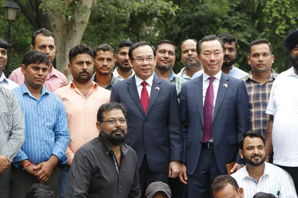 Bí thư Thành ủy TPHCM Nguyễn Văn Nên dự lễ khánh thành tượng Bác Hồ tại Thủ đô New Delhi ảnh 6