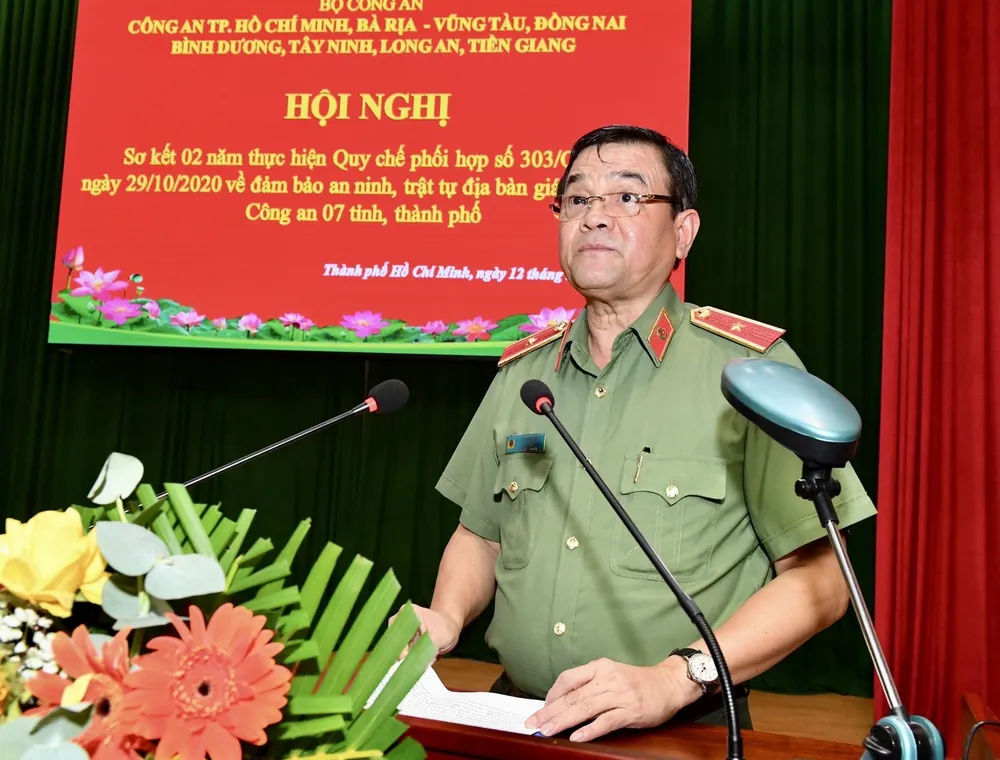 Công an 7 tỉnh, thành phố phía Nam bàn giải pháp phối hợp kéo giảm tội phạm giáp ranh ảnh 4