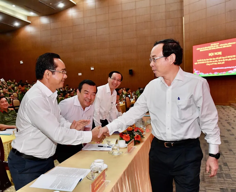 Công an 7 tỉnh, thành phố phía Nam bàn giải pháp phối hợp kéo giảm tội phạm giáp ranh ảnh 2