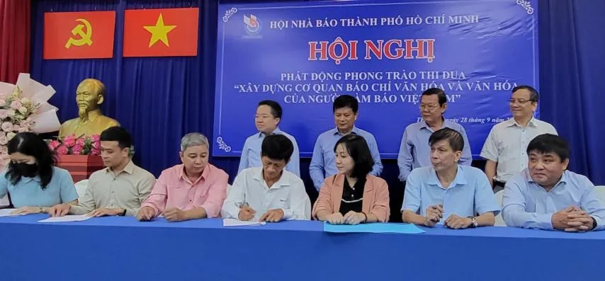 Phát động thi đua xây dựng môi trường văn hóa trong các cơ quan báo chí ảnh 2