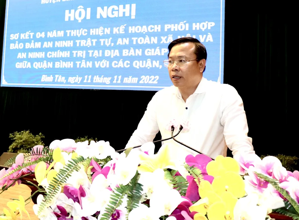 Đảm bảo an ninh trật tự ở các quận, huyện giáp ranh ngoại thành TPHCM ảnh 1