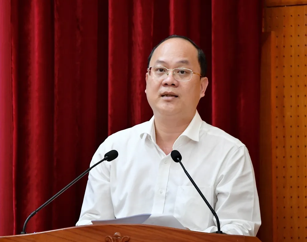 Thường trực Ban Bí thư Võ Văn Thưởng làm việc với Ban Thường vụ Thành ủy TPHCM ảnh 4