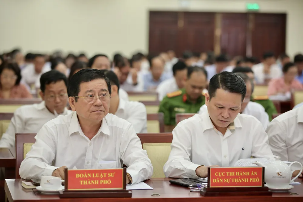 Các đại biểu dự hội nghị. Ảnh: DŨNG PHƯƠNG Các đại biểu dự hội nghị. Ảnh: DŨNG PHƯƠNG