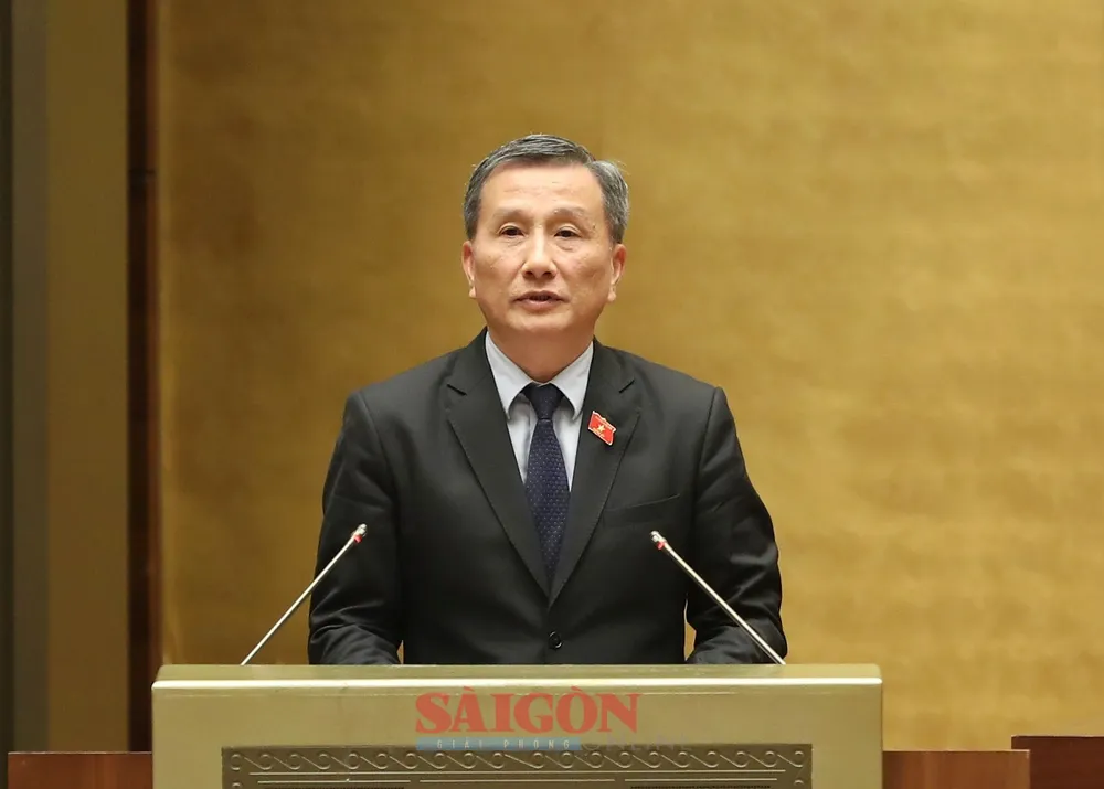 Chủ nhiệm Ủy ban Khoa học, Công nghệ và Môi trường Lê Quang Huy cho rằng việc điều chỉnh chủ trương đầu tư dự án này là cần thiết để sớm triển khai. Ảnh: QUANG PHÚC