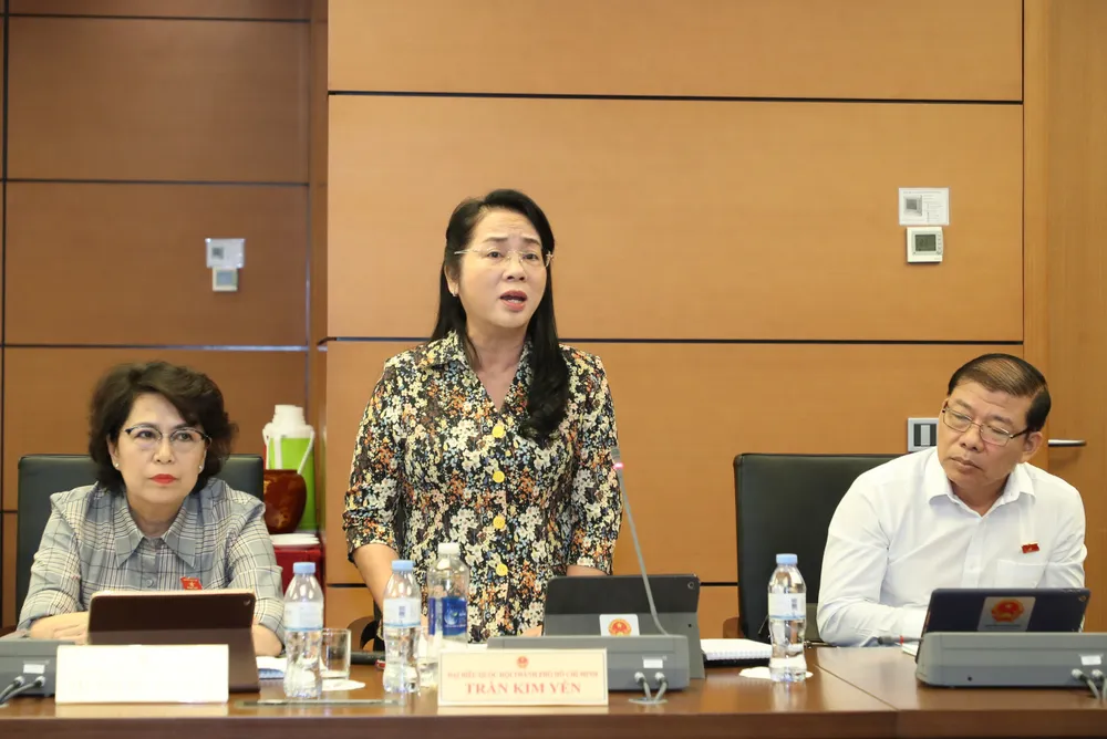 Đại biểu Quốc hội Trần Kim Yến. Ảnh: QUANG PHÚC