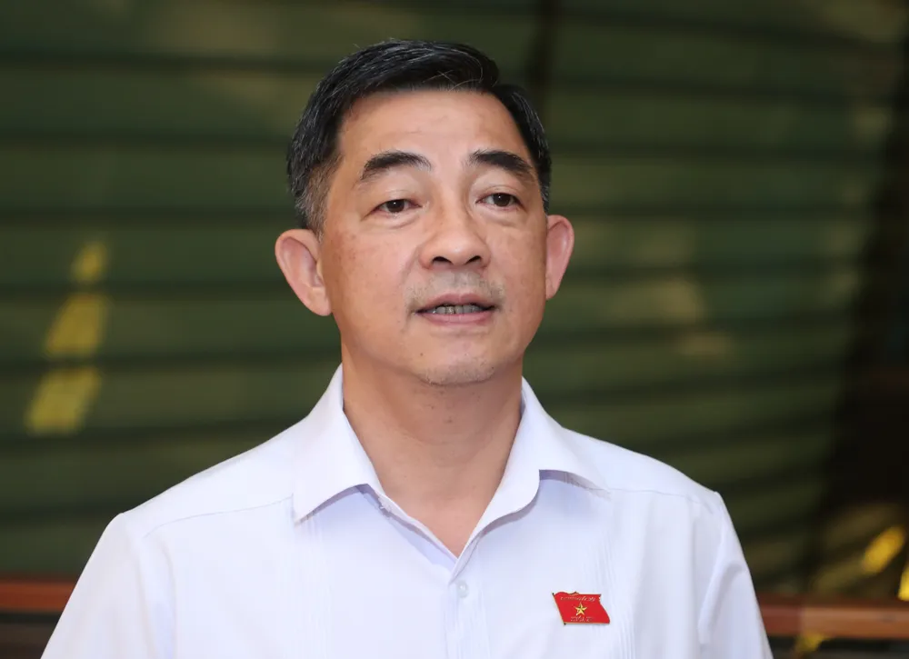 Đại biểu Huỳnh Thành Chung. Ảnh: QUANG PHÚC Đại biểu Huỳnh Thành Chung. Ảnh: QUANG PHÚC