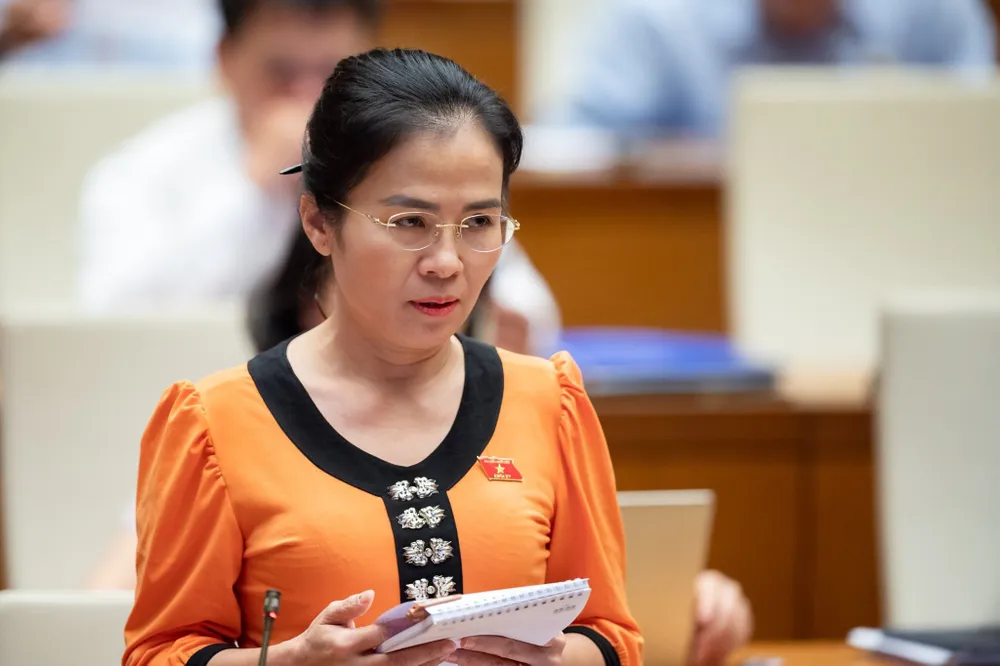 ĐB Võ Thị Minh Sinh. Ảnh: QUANG PHÚC