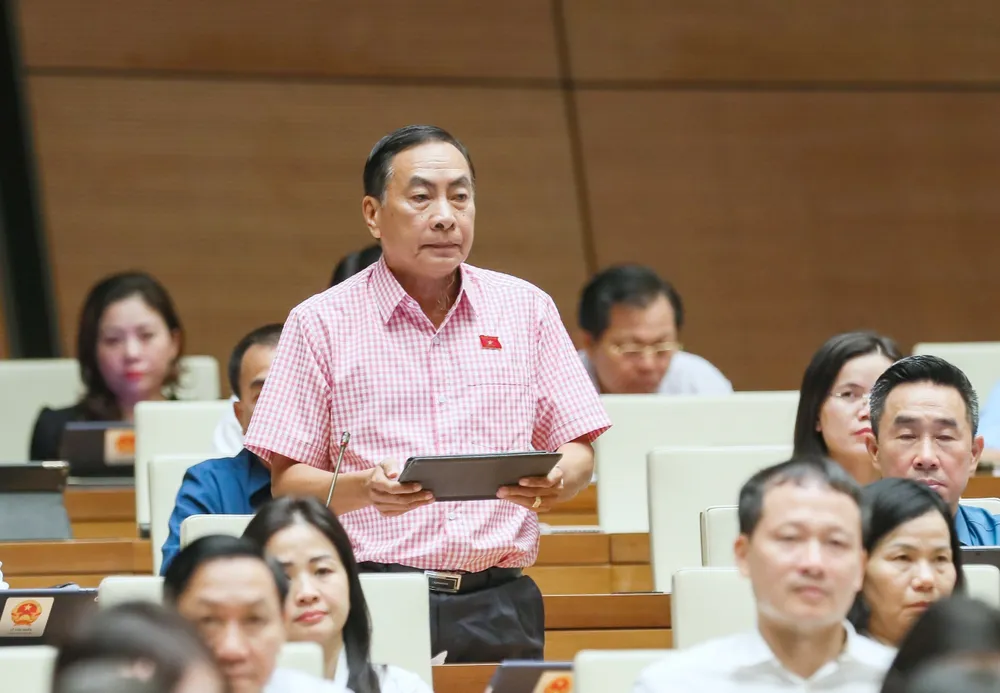 Đại biểu Quốc hội Phạm Văn Hòa. Ảnh: QUANG PHÚC