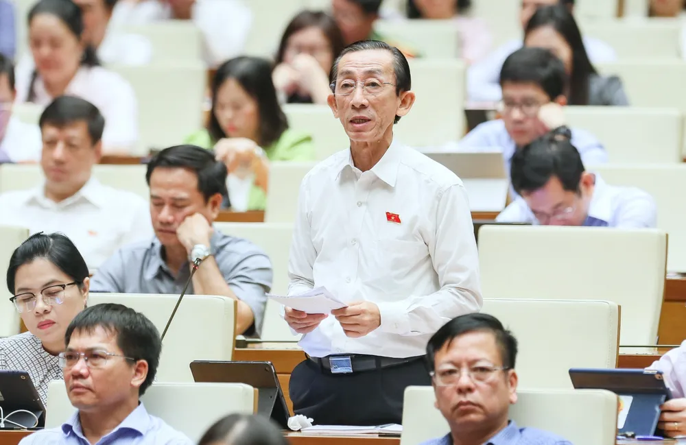 Đại biểu Quốc hội Trần Hoàng Ngân. Ảnh: QUANG PHÚC