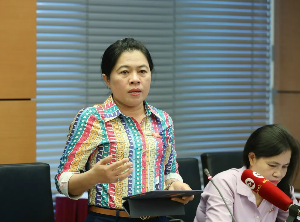 Đại biểu Quốc hội Nguyễn Trần Phượng Trân. Ảnh: QUANG PHÚC Đại biểu Quốc hội Nguyễn Trần Phượng Trân. Ảnh: QUANG PHÚC