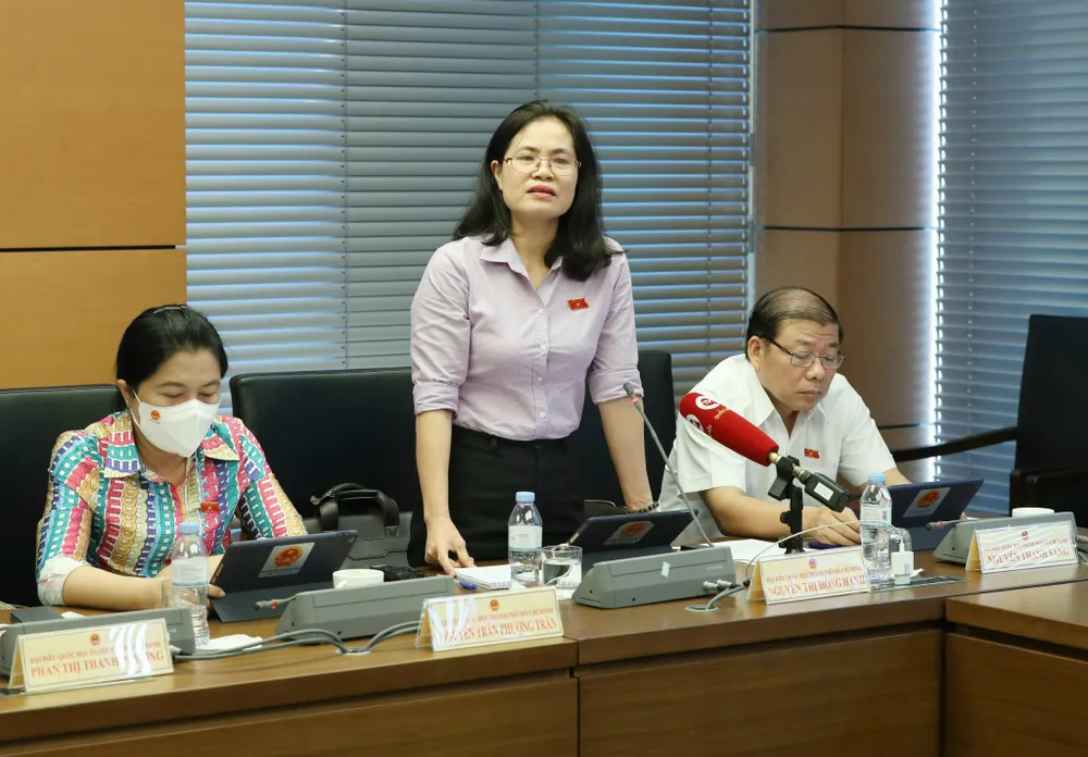 Đại biểu Quốc hội Nguyễn Thị Hồng Hạnh. Ảnh: QUANG PHÚC Đại biểu Quốc hội Nguyễn Thị Hồng Hạnh. Ảnh: QUANG PHÚC