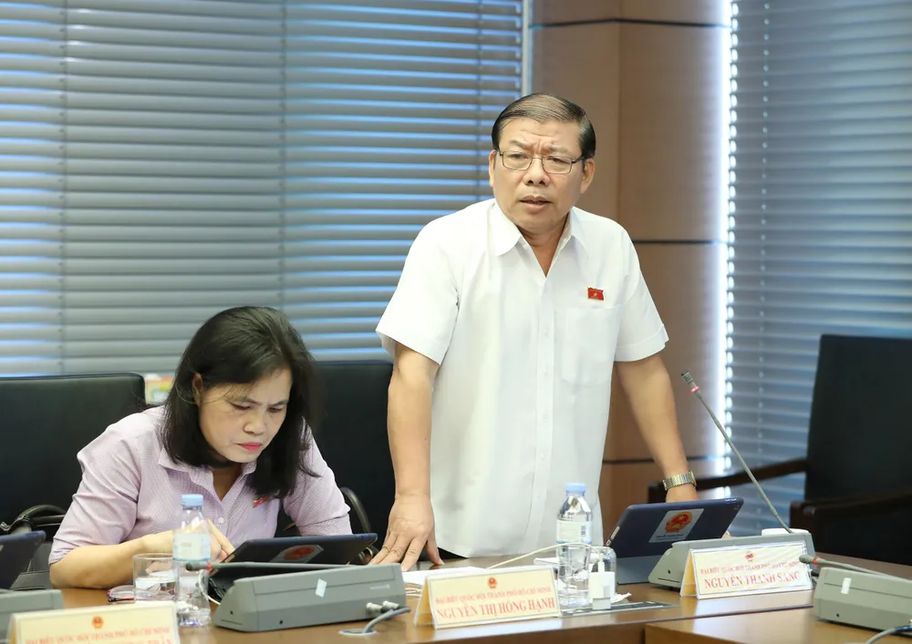 Đại biểu Quốc hội Nguyễn Thanh Sang góp ý. Ảnh: QUANG PHÚC Đại biểu Quốc hội Nguyễn Thanh Sang góp ý. Ảnh: QUANG PHÚC