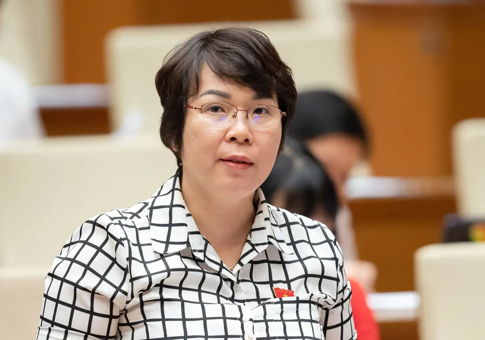 ĐB Trần Thị Thanh Lam (Bến Tre). Ảnh: QUANG PHÚC ĐB Trần Thị Thanh Lam (Bến Tre). Ảnh: QUANG PHÚC