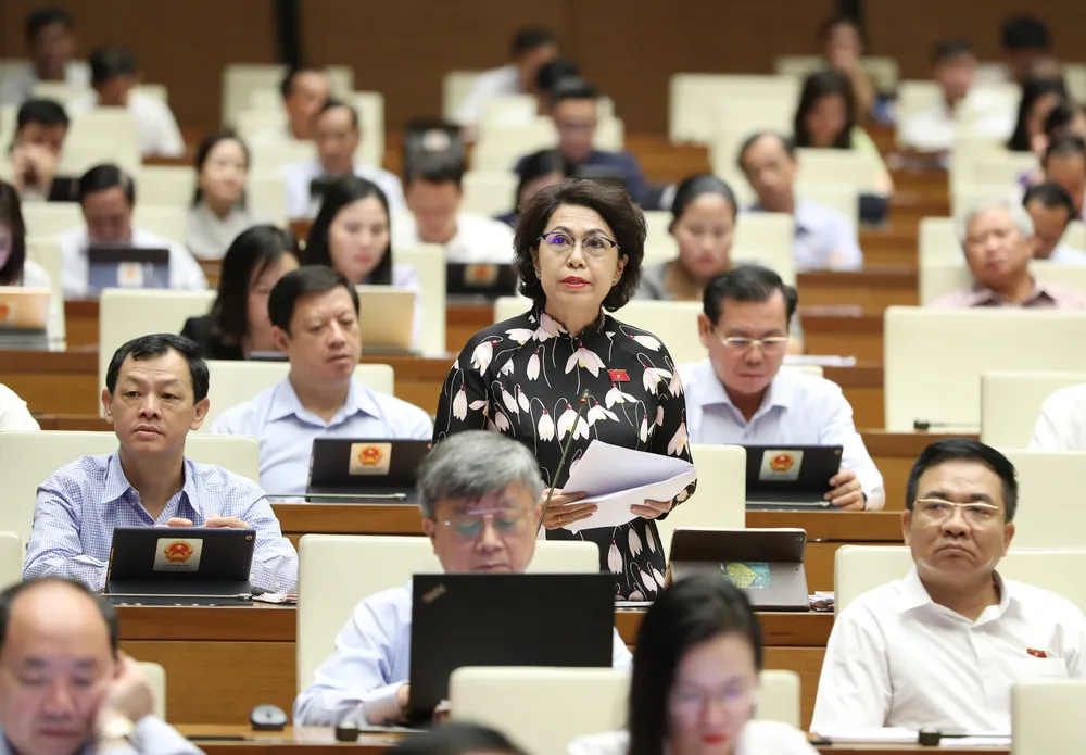 ĐB Tô Thị Bích Châu (TPHCM). Ảnh: QUANG PHÚC ĐB Tô Thị Bích Châu (TPHCM). Ảnh: QUANG PHÚC