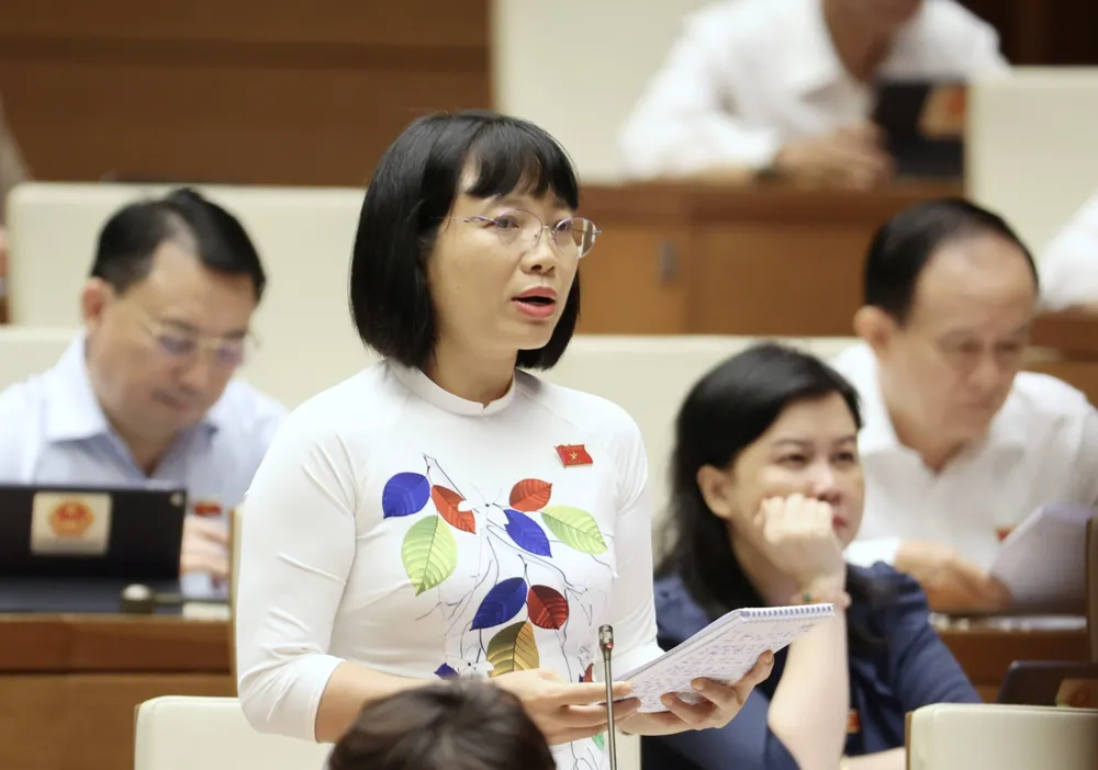 Phó Trưởng đoàn chuyên trách Đoàn đại biểu Quốc hội tỉnh Hải Dương Nguyễn Thị Việt Nga. Ảnh: QUANG PHÚC Phó Trưởng đoàn chuyên trách Đoàn đại biểu Quốc hội tỉnh Hải Dương Nguyễn Thị Việt Nga. Ảnh: QUANG PHÚC