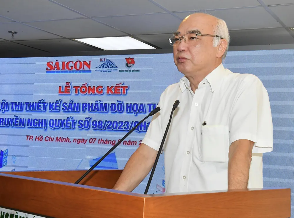 Trưởng Ban Tuyên giáo Thành ủy TPHCM Phan Nguyễn Như Khuê phát biểu. Ảnh: VIỆT DŨNG