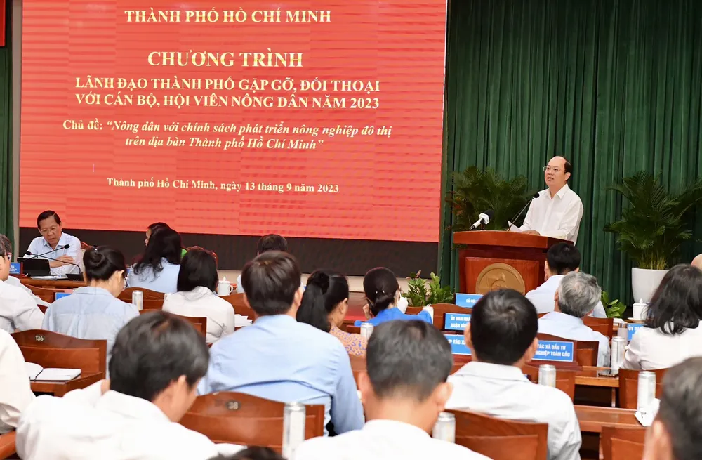 Phó Bí thư Thành ủy TPHCM Nguyễn Hồ Hải phát biểu chỉ đạo. Ảnh: VIỆT DŨNG Phó Bí thư Thành ủy TPHCM Nguyễn Hồ Hải phát biểu chỉ đạo. Ảnh: VIỆT DŨNG