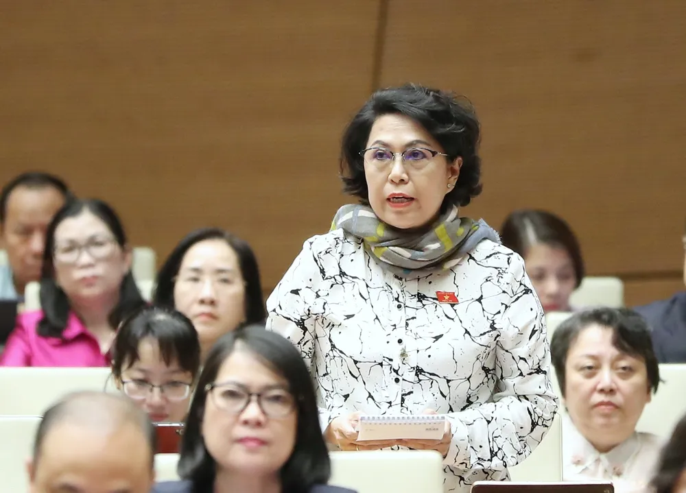 ĐB Tô Thị Bích Châu. Ảnh: QUANG PHÚC ĐB Tô Thị Bích Châu. Ảnh: QUANG PHÚC