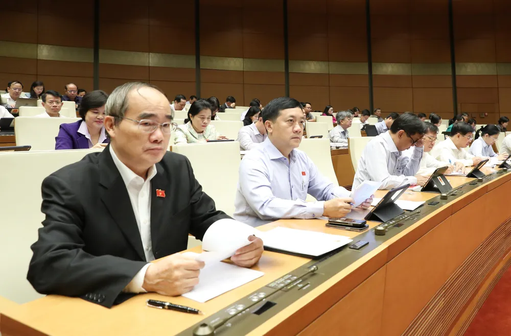 Các đại biểu dự phiên chất vấn sáng 8-11. Ảnh: QUANG PHÚC Các đại biểu dự phiên chất vấn sáng 8-11. Ảnh: QUANG PHÚC