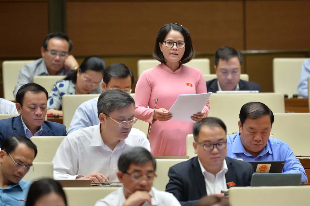 ĐB Nguyễn Hoàng Bảo Trân. Ảnh: VIẾT CHUNG ĐB Nguyễn Hoàng Bảo Trân. Ảnh: VIẾT CHUNG