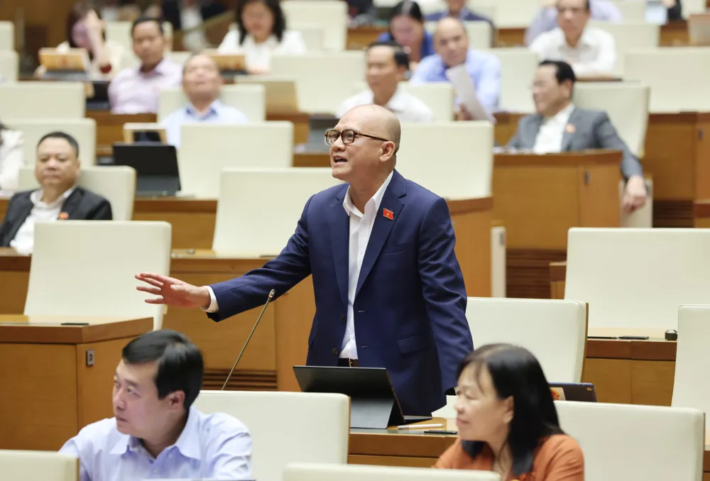 ĐB Bế Trung Anh. Ảnh: QUANG PHÚC ĐB Bế Trung Anh. Ảnh: QUANG PHÚC